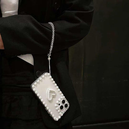 Luxury Diamond Border With Moti Case & Charm