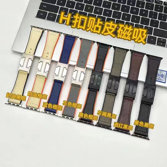Leather Magnetic Holiday Style Watch Strap