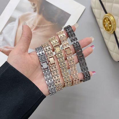 Stainless Steel Link Bracelet For Apple Watch Belt For Women