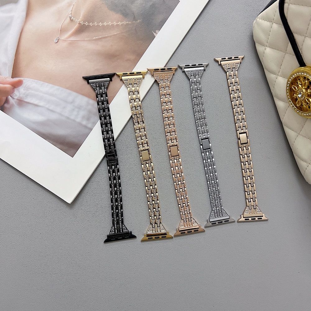 Stainless Steel Link Bracelet For Apple Watch Belt For Women