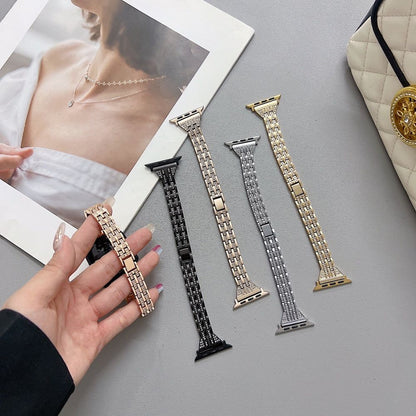 Stainless Steel Link Bracelet For Apple Watch Belt For Women