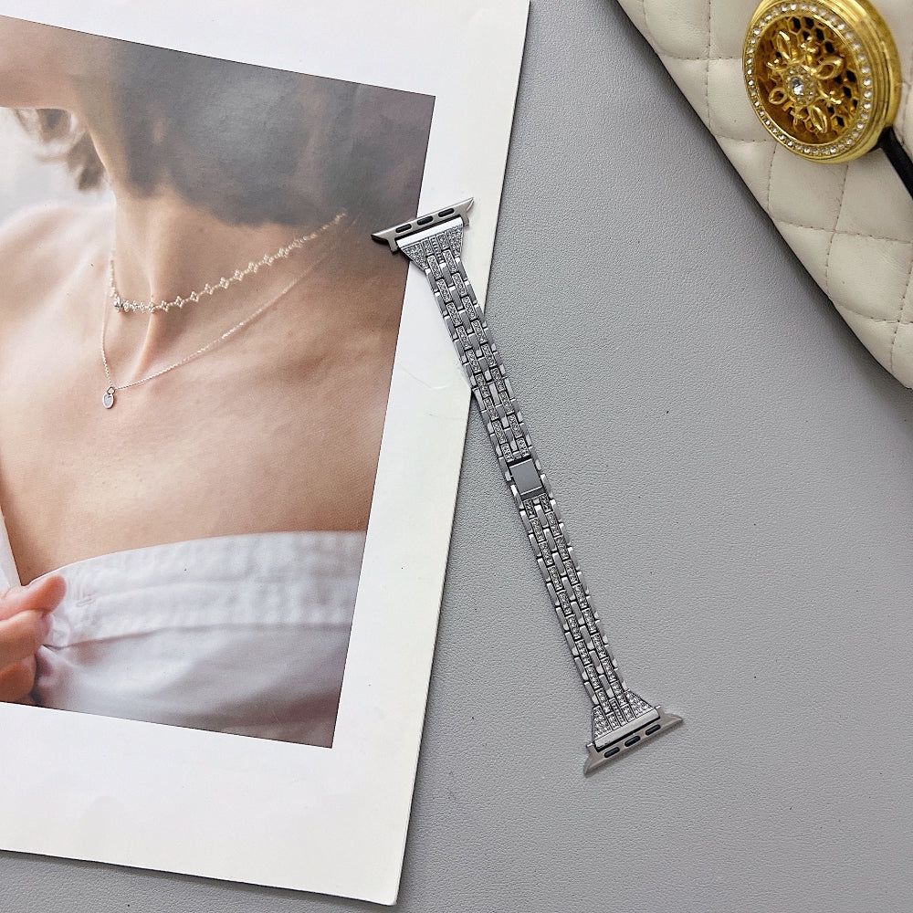 Stainless Steel Link Bracelet For Apple Watch Belt For Women