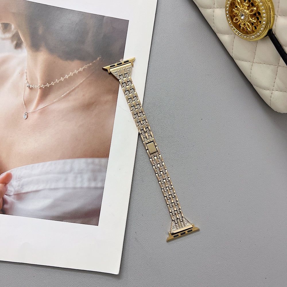 Stainless Steel Link Bracelet For Apple Watch Belt For Women