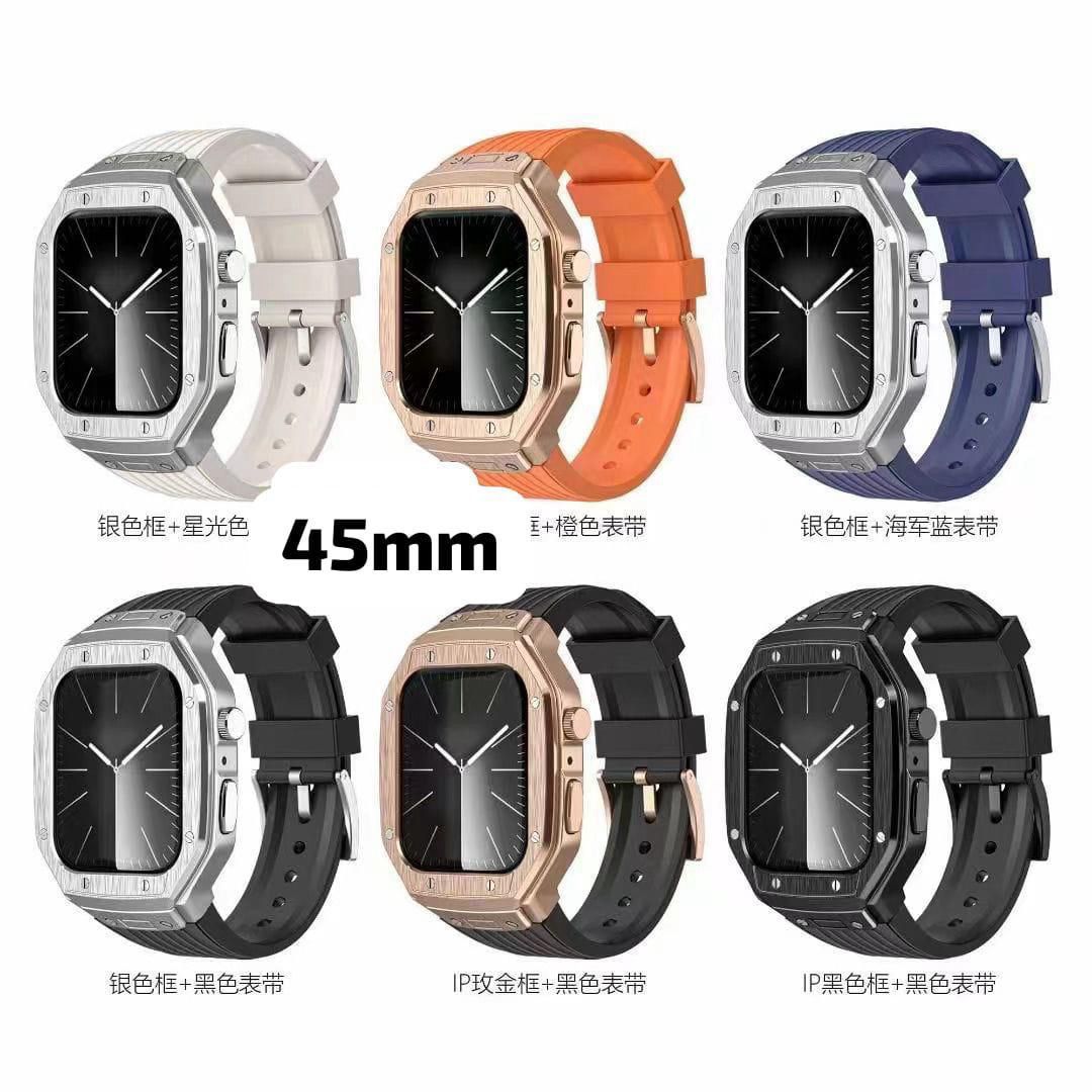 Stainless Steel Luxury Metal Case For Apple Watch