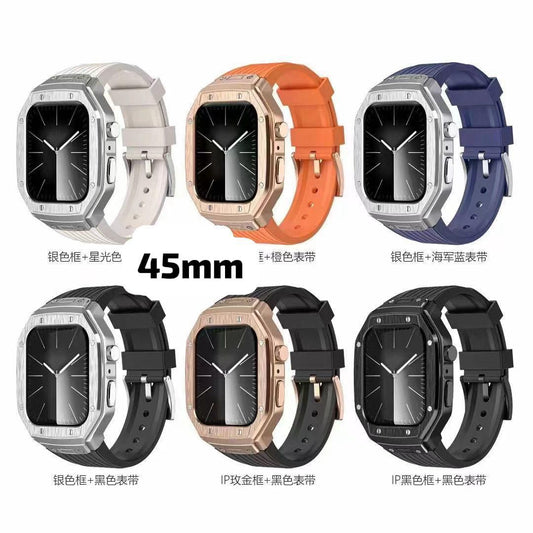 Stainless Steel Luxury Metal Case For Apple Watch