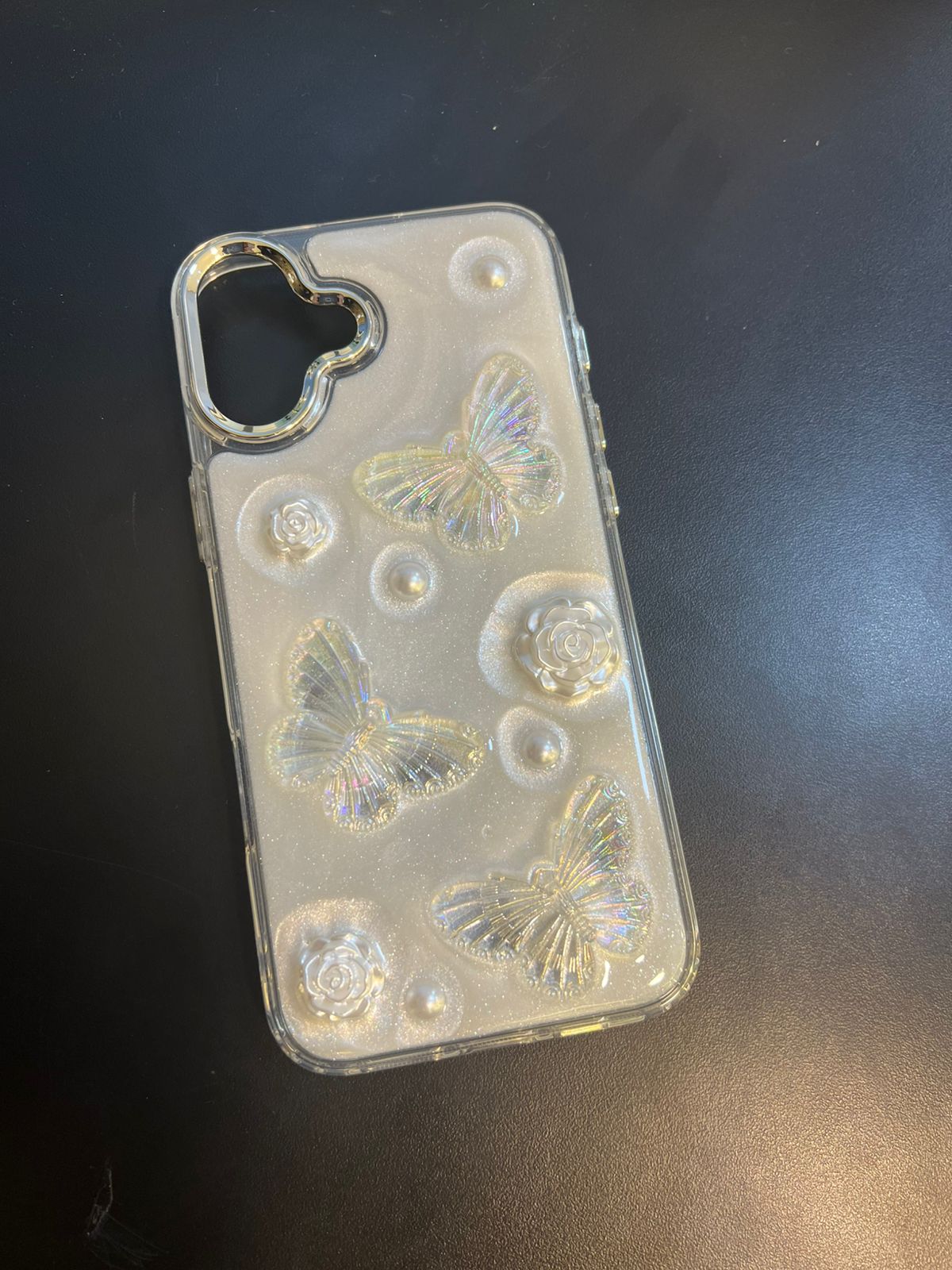 Cute 3D Flower Crystal Case