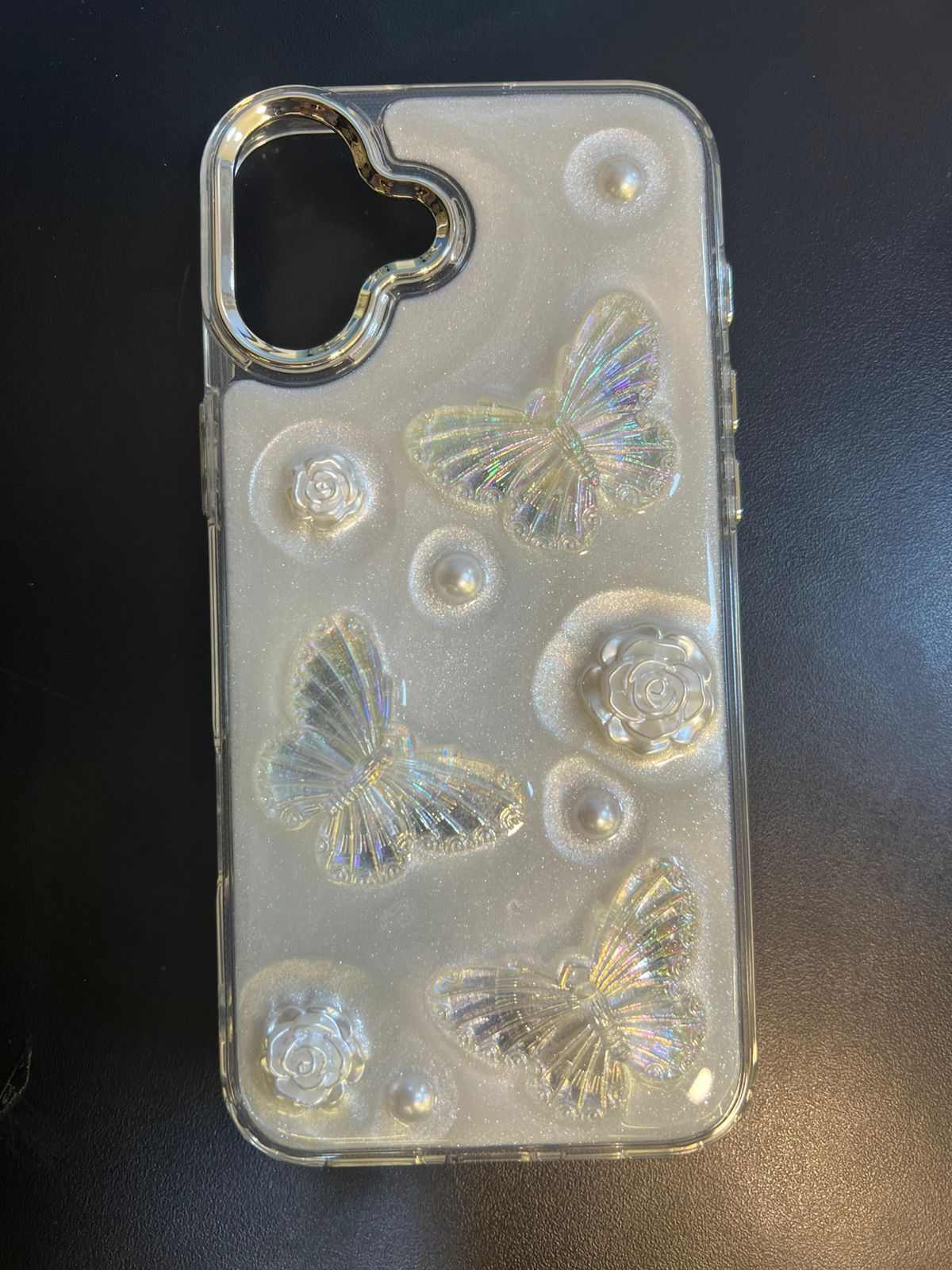 Cute 3D Flower Crystal Case