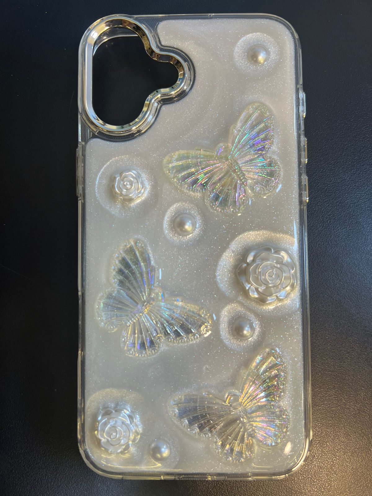 Cute 3D Flower Crystal Case