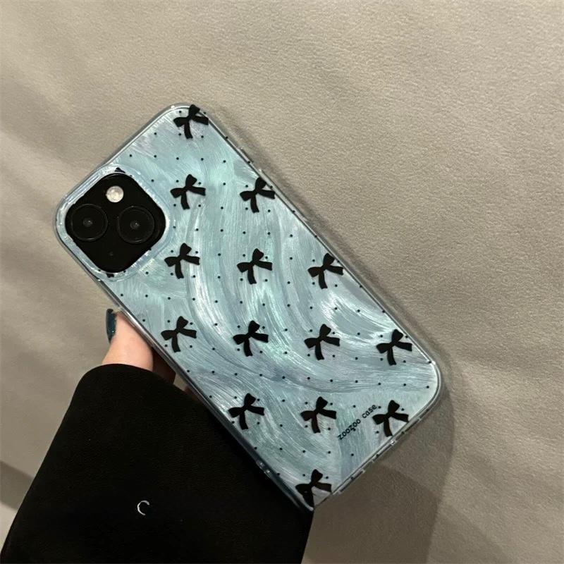 Polka Dot Bowknot Shell Case
