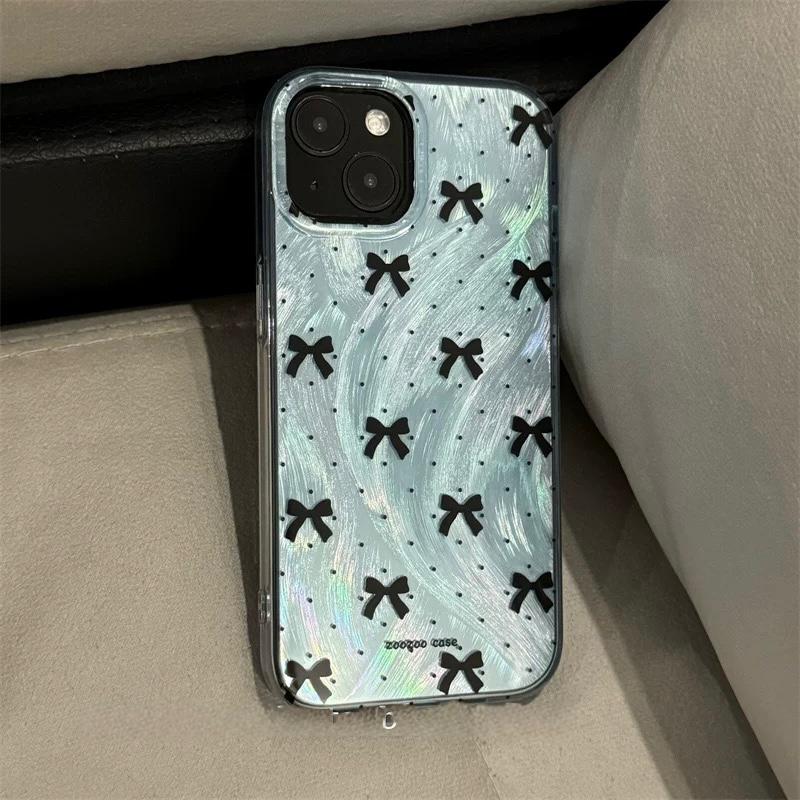 Polka Dot Bowknot Shell Case