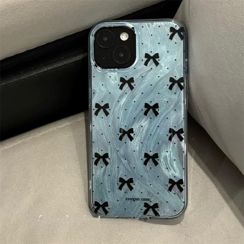 Polka Dot Bowknot Shell Case