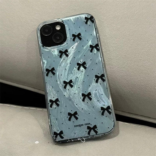 Polka Dot Bowknot Shell Case