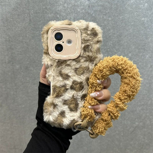 Leopard Fur Case With Rope