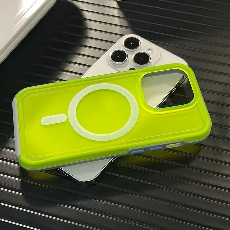 Neon Colour Transparent Magsafe Airskin Case