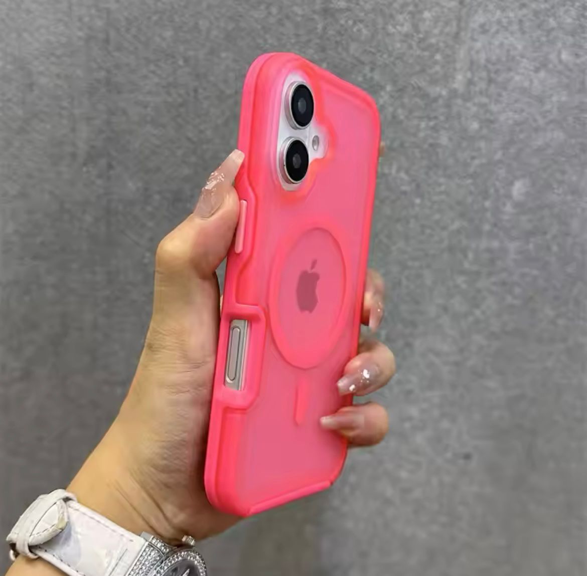 Neon Colour Transparent Magsafe Airskin Case