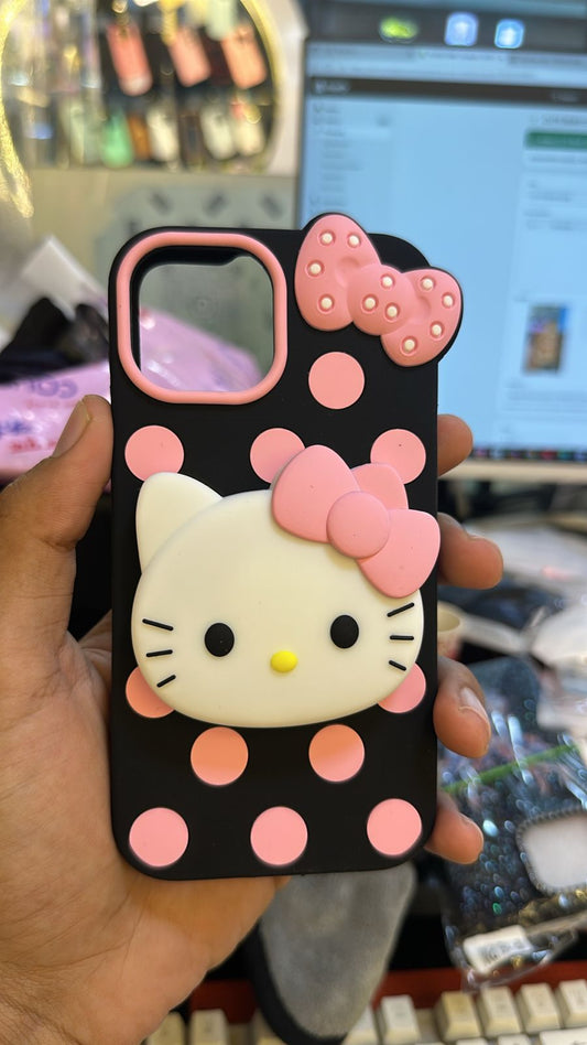 BLACK HELLO KITTY CASE