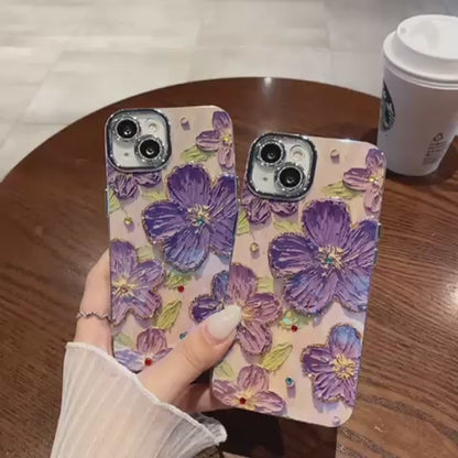 Floral Lens Shimmer Case
