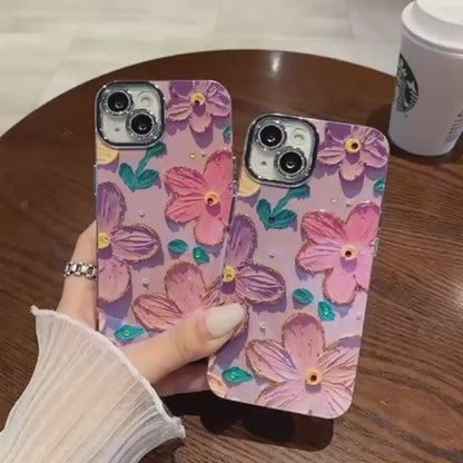 Floral Lens Shimmer Case